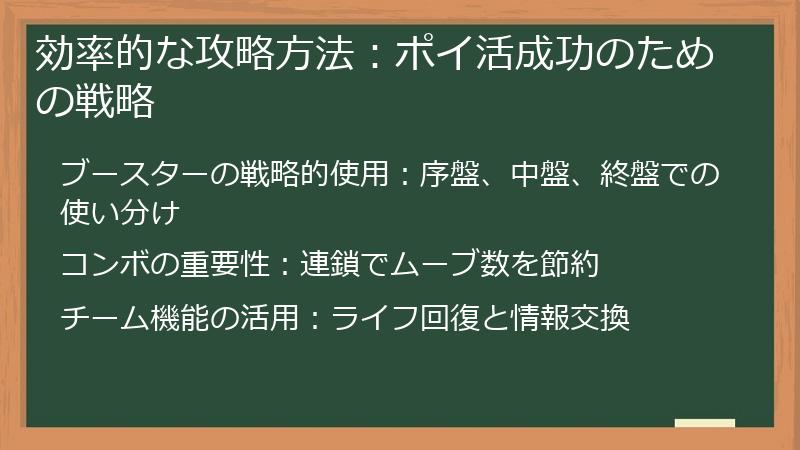効率的な攻略方法：ポイ活成功のための戦略
