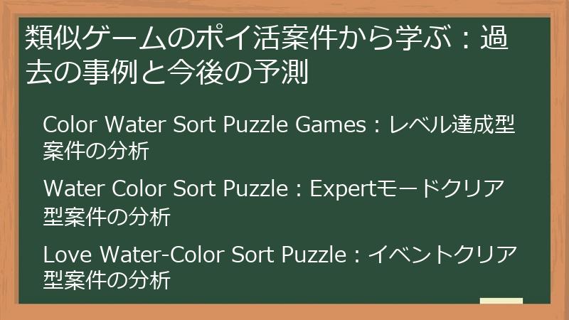 類似ゲームのポイ活案件から学ぶ：過去の事例と今後の予測