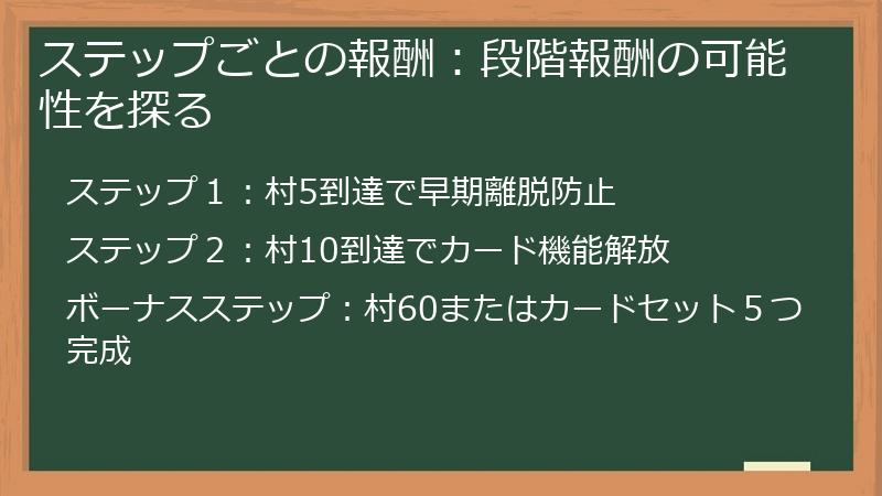 ステップごとの報酬：段階報酬の可能性を探る