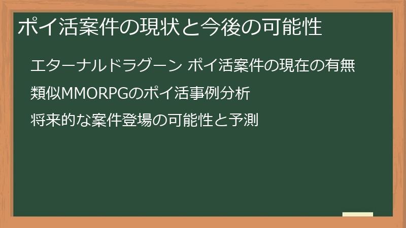 ポイ活案件の現状と今後の可能性