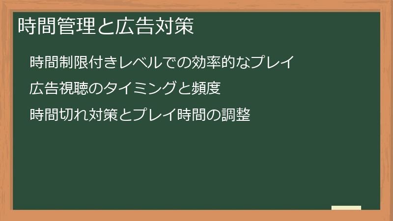 時間管理と広告対策
