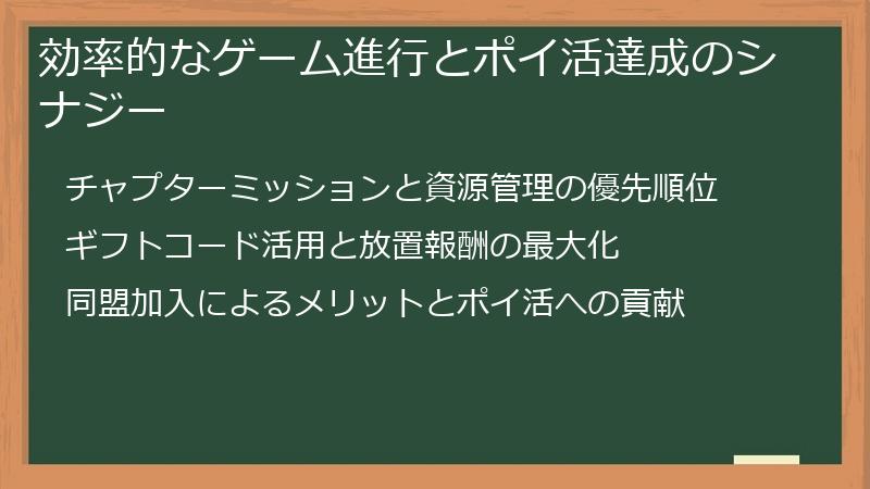 効率的なゲーム進行とポイ活達成のシナジー